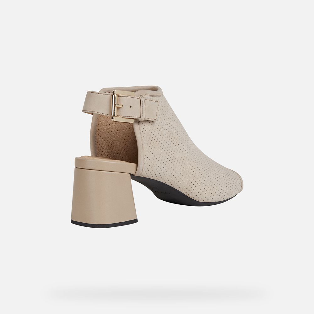 Geox Bayan Sandalet Bej Rengi - Genziana - SWO-038796